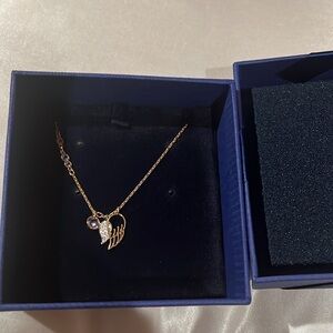 Swarovski necklace.